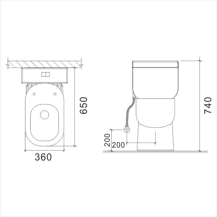 連體式座便器G13213 產(chǎn)品圖 1