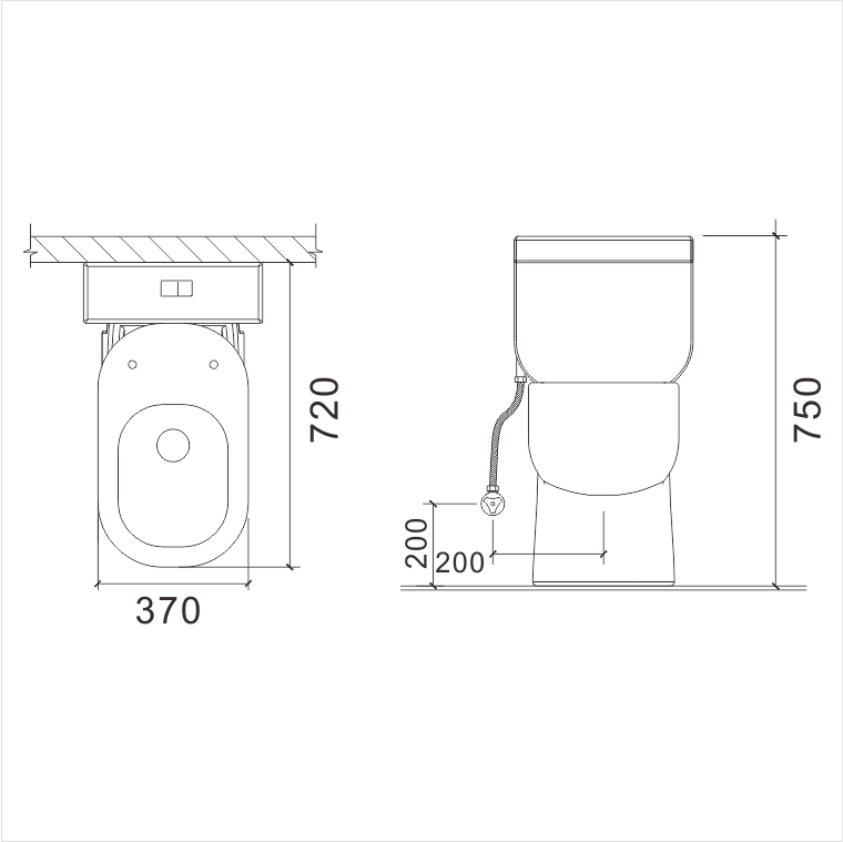 連體式座便器G13215 產(chǎn)品圖 1