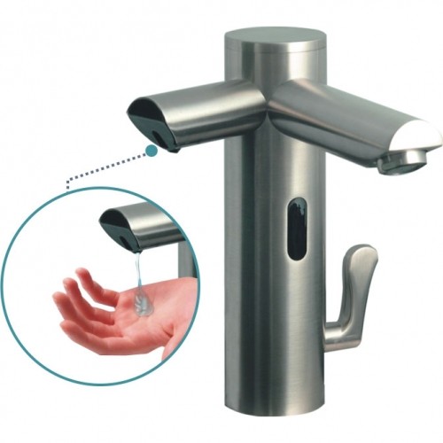 Dual sensors faucet with soap dispenser GBL-6108DZ